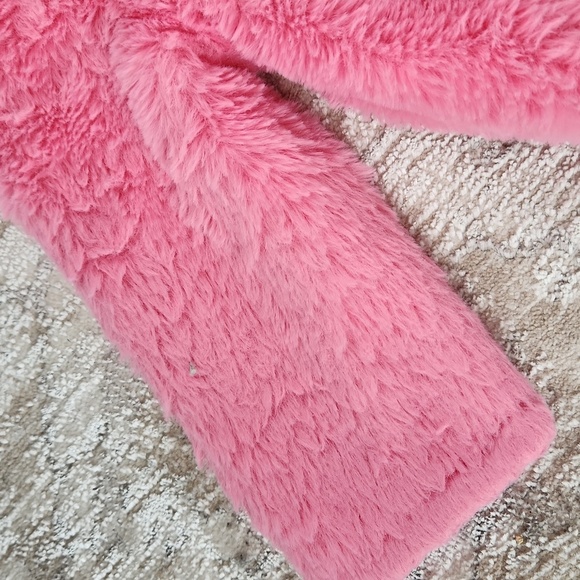 Pink Fuzzy Pig Hoodie, size 6-12 months - Picture 3 of 7